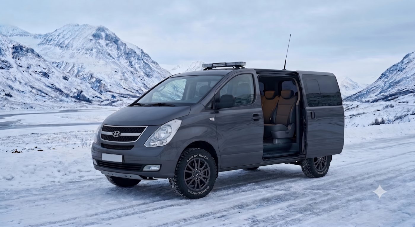Hyundai Grand Starex — открытая дверь
